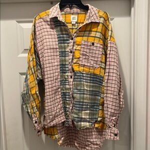 BDG Women’s Multicolor Plaid Shirt